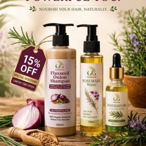 3 in 1 Special Offer Organic Shampoo + Rosemary Oil + Rosemary Water Combo
